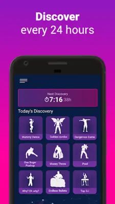 Daily Emote Discovery Dances android App screenshot 3